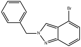 2-benzyl-4-bromoindazole Struktur