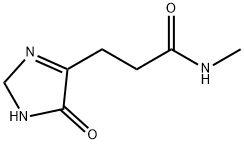 1H-Imidazole-4-propanamide,  2,5-dihydro-N-methyl-5-oxo- Struktur