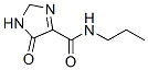 1H-Imidazole-4-carboxamide,  2,5-dihydro-5-oxo-N-propyl- Struktur