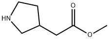 METHYL 2-(PYRROLIDIN-3-YL)ACETATE Struktur