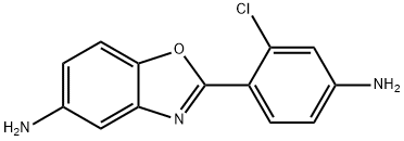 2-(4-AMINO-2-CHLOROPHENYL)-1,3-BENZOXAZOL-5-AMINE Struktur