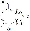 (3S,3aS,5S,6E,10Z,11aR)-3a,4,5,8,9,11a-Hexahydro-5-hydroxy-10-(hydroxymethyl)-3,6-dimethylcyclodeca[b]furan-2(3H)-one Struktur