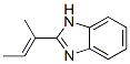 1H-Benzimidazole,  2-(1-methyl-1-propen-1-yl)- Struktur