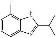 1H-Benzimidazole,  7-fluoro-2-(1-methylethyl)- Struktur