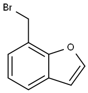 7-(Bromomethyl)-1-benzofuran Struktur