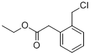 2-(CHLOROMETHYL)-BENZENEACETIC ACID ETHYL ESTER Struktur