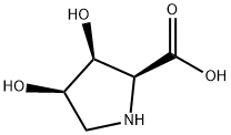 L-Proline, 3,4-dihydroxy-, (3S,4R)- (9CI) Struktur