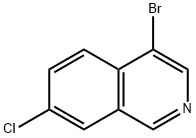 4-broMo-7-chloroisoquinoline Struktur