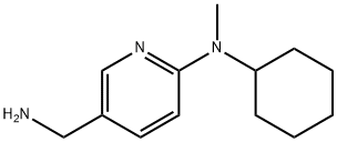 5-(Aminomethyl)-N-cyclohexyl-N-methyl-2-pyridinamine Struktur