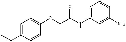 N-(3-Aminophenyl)-2-(4-ethylphenoxy)acetamide Struktur