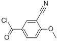 Benzoyl chloride, 3-cyano-4-methoxy- (9CI) Struktur