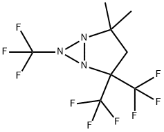 1,5,6-Triazabicyclo(3.1.0)hexane, 4,4-dimethyl-2,2,6-tris(trifluoromet hyl)- Struktur