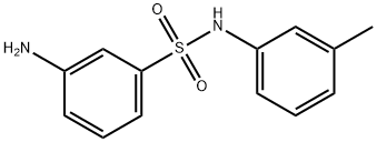 3-amino-N-(3-methylphenyl)benzenesulfonamide Struktur