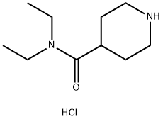 N,N-DIETHYL-4-PIPERIDINECARBOXAMIDE HYDROCHLORIDE Struktur