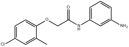 N-(3-Aminophenyl)-2-(4-chloro-2-methylphenoxy)-acetamide Struktur