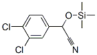 (3,4-Dichloro-phenyl)-trimethylsilanyloxy-acetonitrile Struktur