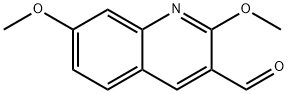 2,7-DIMETHOXY-QUINOLINE-3-CARBALDEHYDE Struktur