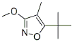 Isoxazole, 5-(1,1-dimethylethyl)-3-methoxy-4-methyl- (9CI) Struktur