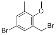 4-BROMO-2-(BROMOMETHYL)-6-METHYLPHENYL METHYL ETHER Struktur