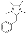 [(2,3,4,5-TETRAMETHYL-2,4-CYCLOPENTADIEN-1-YL)METHYL]BENZENE Struktur