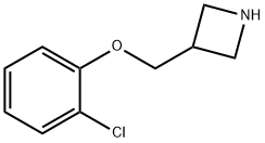 3-(2-Chloro-phenoxymethyl)-azetidine Struktur