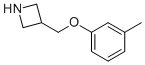 3-m-Tolyloxymethyl-azetidine Struktur