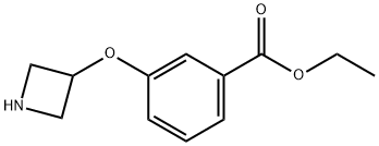 3-(Azetidin-3-yloxy)-benzoic acid ethyl ester Struktur