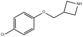 3-(4-Chloro-phenoxymethyl)-azetidine Struktur