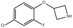 3-(4-Chloro-2-fluoro-phenoxy)-azetidine Struktur