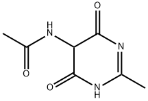 Acetamide,  N-(1,4,5,6-tetrahydro-2-methyl-4,6-dioxo-5-pyrimidinyl)- Struktur