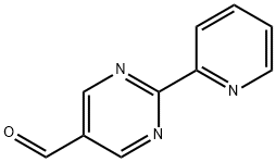 2-pyridin-2-ylpyrimidine-5-carbaldehyde Struktur