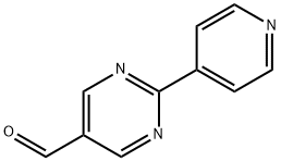 2-pyridin-4-ylpyrimidine-5-carbaldehyde Struktur