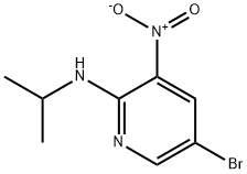 (5-BROMO-3-NITRO-PYRIDIN-2-YL)-ISOPROPYL-AMINE Struktur