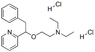 N,N-diethyl-2-(2-phenyl-1-pyridin-2-yl-ethoxy)ethanamine dihydrochlori de Struktur