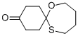 7-Oxa-12-thia-spiro[5.6]dodecan-3-one Struktur