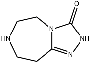 2,4,5,6,7,8-Hexahydro-1,2,3a,6-tetraaza-azulen-3-one Struktur