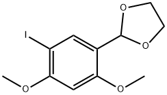 2-(5-IODO-2,4-DIMETHOXY-PHENYL)-[1,3]DIOXOLANE Struktur