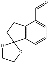 4-FORMYL-INDAN-1-ONE 1,2-ETHANEDIOL KETAL Struktur