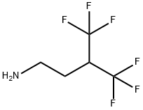 4,4,4-TRIFLUORO-3-TRIFLUOROMETHYL-BUTYLAMINE Struktur