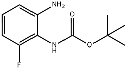 (2-AMINO-6-FLUORO-PHENYL)-CARBAMIC ACID TERT-BUTYL ESTER Struktur