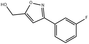 [3-(3-FLUORO-PHENYL)-ISOXAZOL-5-YL]-METHANOL Struktur