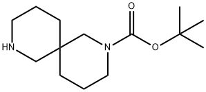 TERT-BUTYL 2,8-DIAZASPIRO[5.5]UNDECANE-2-CARBOXYLATE Struktur