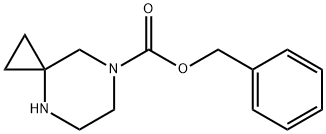 4,7-DIAZA-SPIRO[2.5]OCTANE-7-CARBOXYLIC ACID BENZYL ESTER Struktur