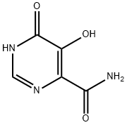 5,6-DIHYDROXY-PYRIMIDINE-4-CARBOXYLIC ACID AMIDE Struktur