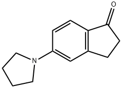 5-PYRROLIDIN-1-YL-INDAN-1-ONE Struktur