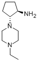 TRANS-2-(4-ETHYLPIPERAZIN-1-YL)CYCLOPENTANAMINE Struktur