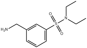 3-(aminomethyl)-N,N-diethylbenzenesulfonamide Struktur