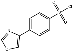 4-[4-(Chlorosulphonyl)phenyl]-1,3-oxazole Struktur