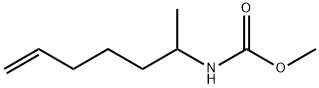 Carbamic  acid,  (1-methyl-5-hexenyl)-,  methyl  ester  (9CI) Struktur