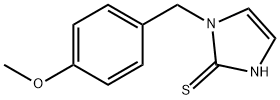 1-(4-Methoxybenzyl)-1H-imidazole-2-thiol Struktur